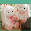 Shawl Bunny Stuffed Animal With Plush Short Hair For Kids Birthday Gift And Decoration