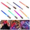 2Pcs LED Lightsaber Chopsticks with LR41 Batteries Luminous Chopsticks Light Up