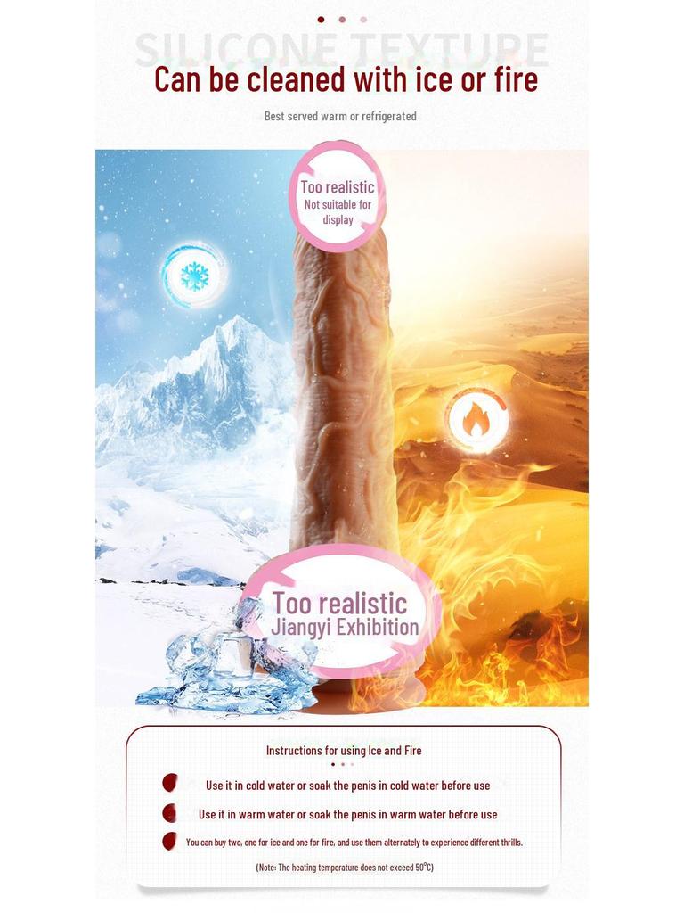 Miji Wireless Heating Silicone Vibrating Penis - 30/Box