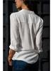 Women's Slim Fit Long Sleeve Professional Blouse - Business Formal Summer Top