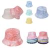 New Cross-border Tie-dye Reversible Fisherman Hat Unisex Street Fashion Bucket Hat Sun Hat