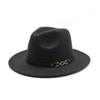 Felt Big Eaves Hat Woolen Hat Chain British Style Classic Jazz Top Hat Jz-68