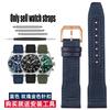 20 21 22mm Braccialetto Blu Verde di Alta Qualità per Orologio IWC Cinturino in Nylon e Vera Pelle Big Pilot Little Prince Mark 18