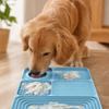 Silicone Pet Slow Feeder Lick with Strong Suction Cup Non- Dog Bowl Bowl Feeding Pad Rectangle
