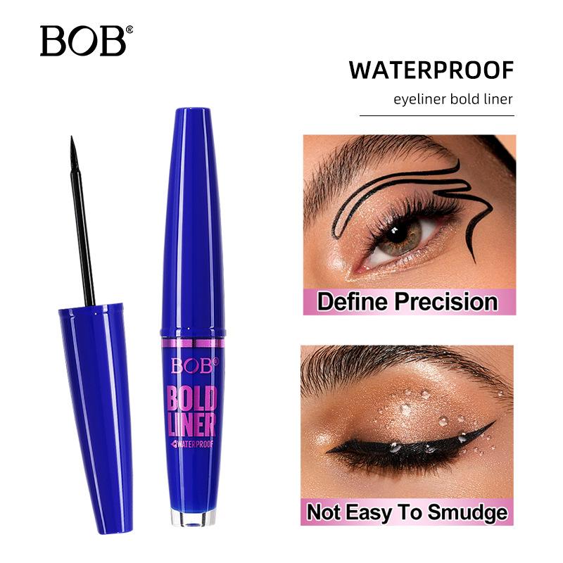 BOB eyeliner waterproof, non-smudging, non-fading, long-lasting novice accurate description of liquid eyeliner