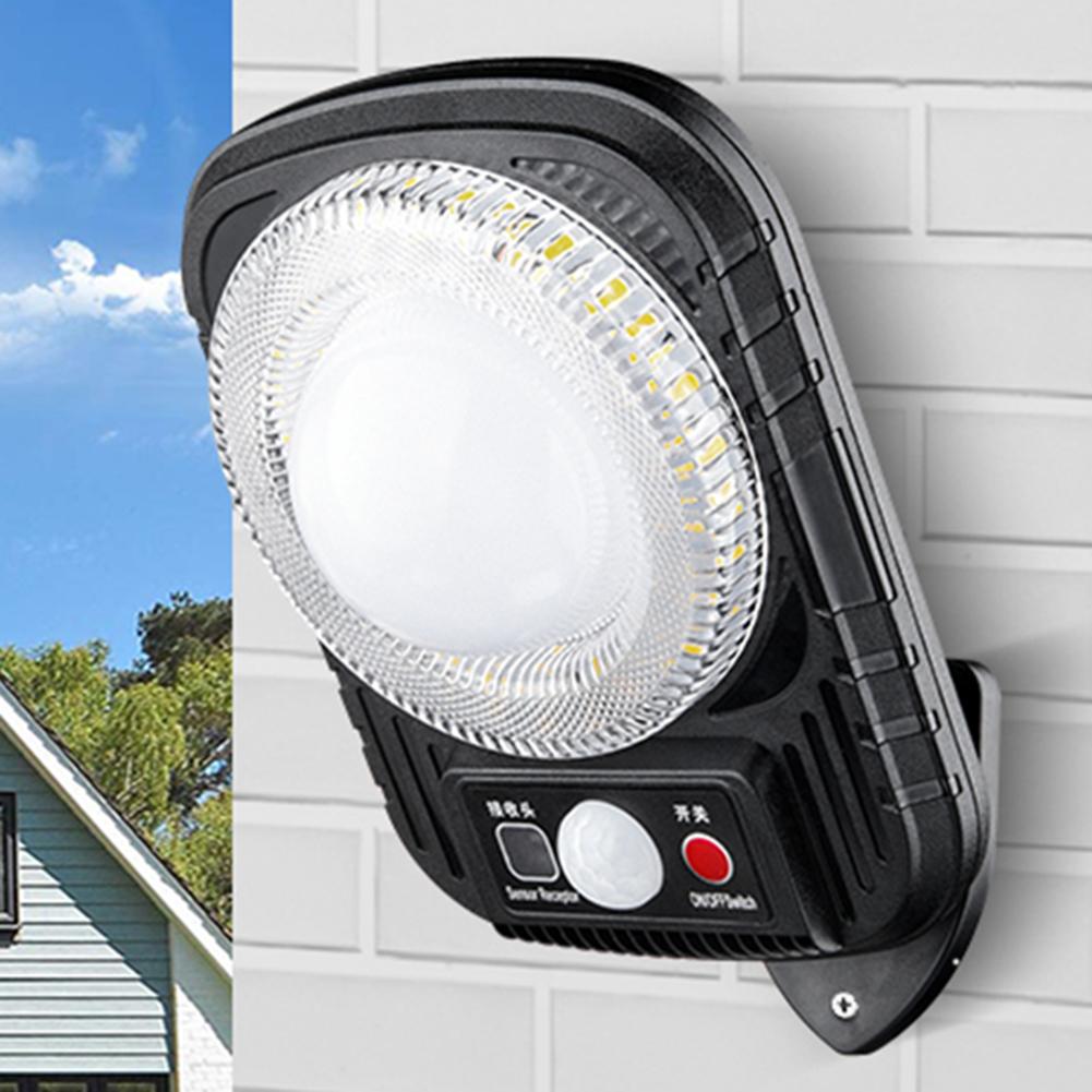 Flood Wall Lamp Motion Sensor Human Body Induction Garden Light 3 Lighting Modes Remote Control 1500LM for Garage Garden Terrace