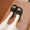 Niche ins slippers women's summer outer wear 2025 new thick-bottomed fashionable women's sandals popular beach maternity slippers