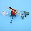Miniature Gardening Box Farming Tools Model for 1/12 Doll House Garden Decor Accessories