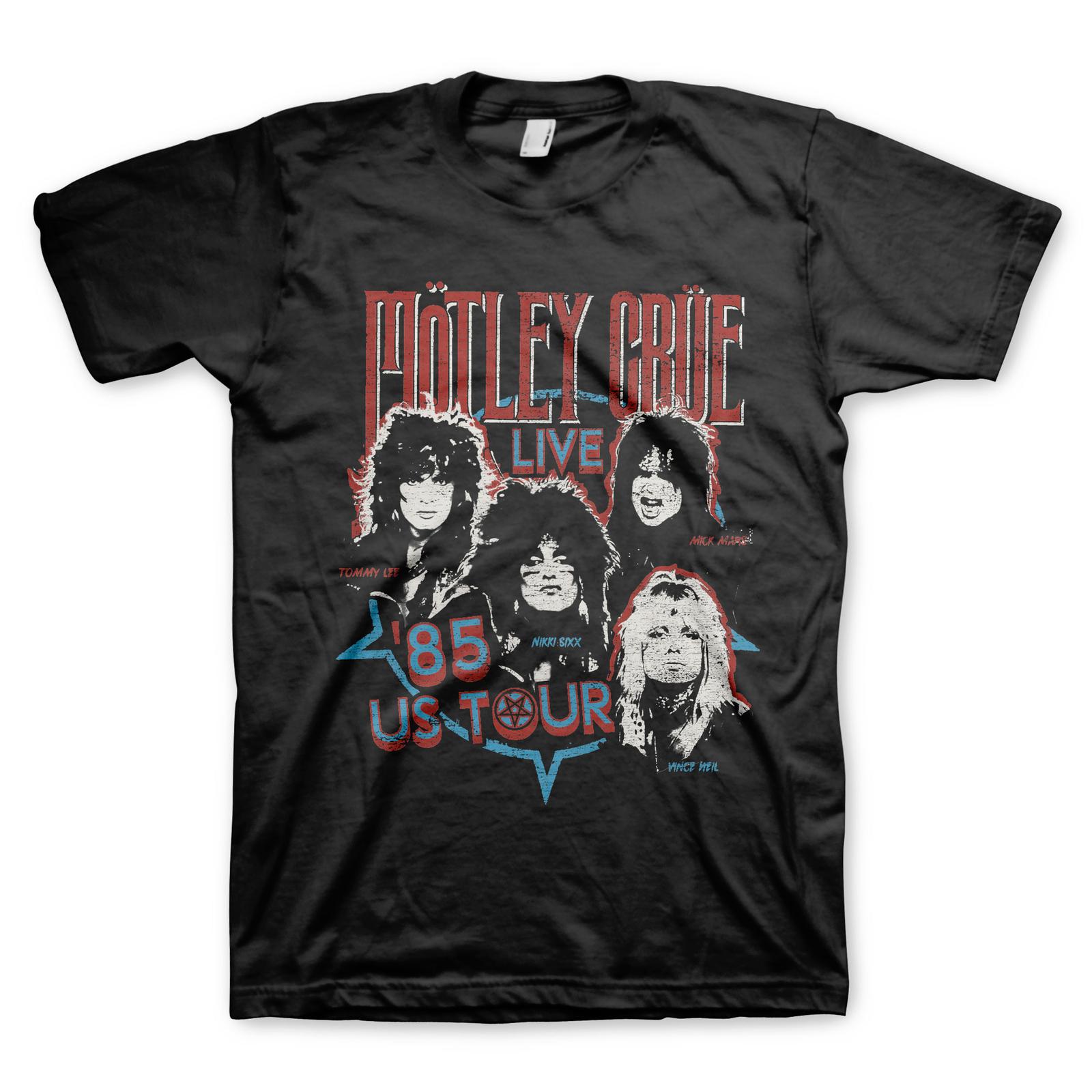 

Motley Crue Live 85 T-Shirt Mens Womens Tees Top M