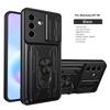 Heavy Duty Armor Case For Samsung Galaxy A14 A15 A16 A06 A07 A57 A37 A56 A36 A26 A54 A34 A55 A35 A05S Card Holder Slot Cover