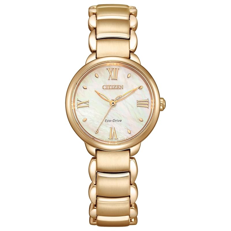 

[Citizen] watch CITIZEN L citizen Elle waterproof white pearl oyster solar EM0929-81Y ladies gold