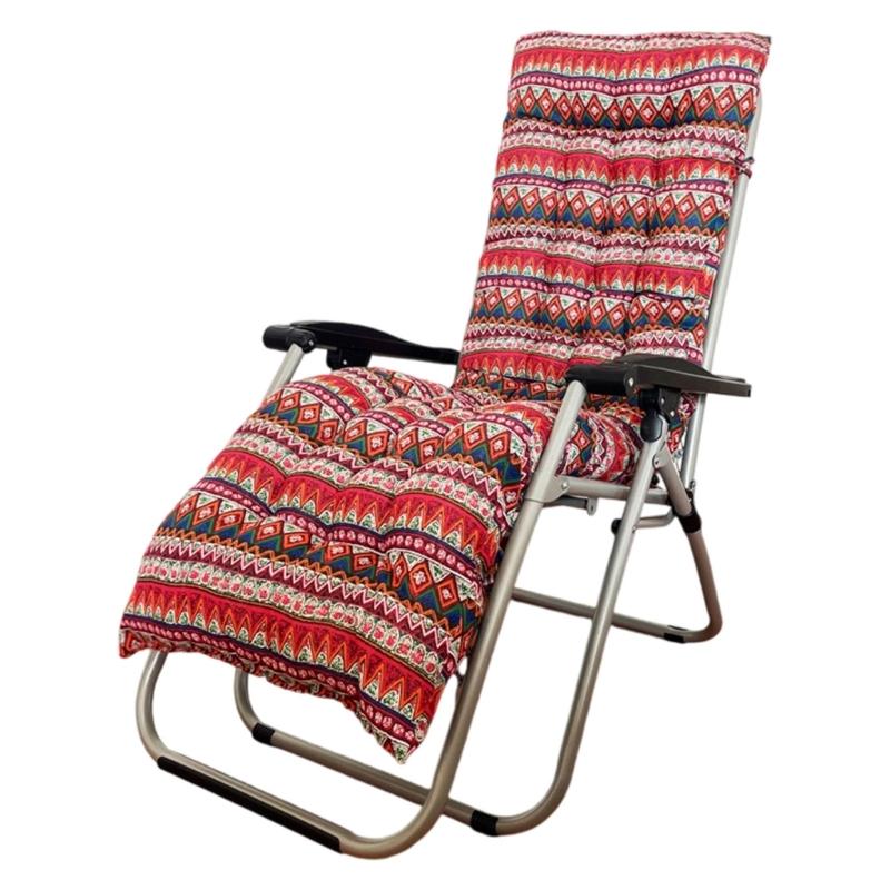 Thickened All Weather Lounges Chair Pad Waterproofs Cotton Polyester Blend Cushions For Chaise Lounges Indoor Outdoor Use
