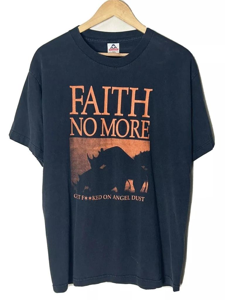 Vintage Faith No More Shirt 90er Jahre Konzertshirt Nachdruck Schwarz Unisex T-Shirt S-5XL