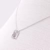 Estelle Official Women's Necklace, 10K White Gold with Diamonds and Heart Motif, 0442-0054-0020-0000