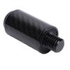 2in Pool Cue Extension Carbon Fiber Billiard Extension with Bumper for Fury Billiard Cue Extending