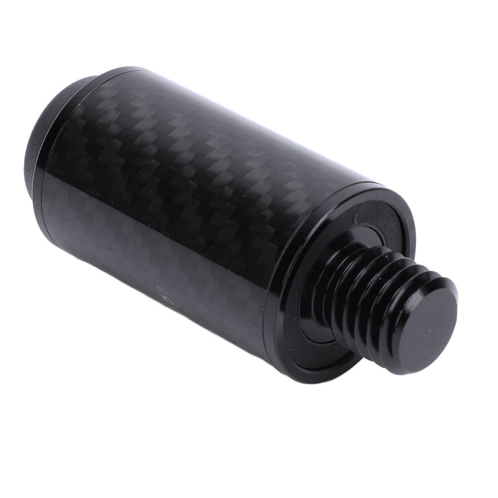 2in Pool Cue Extension Carbon Fiber Billiard Extension with Bumper for Fury Billiard Cue Extending