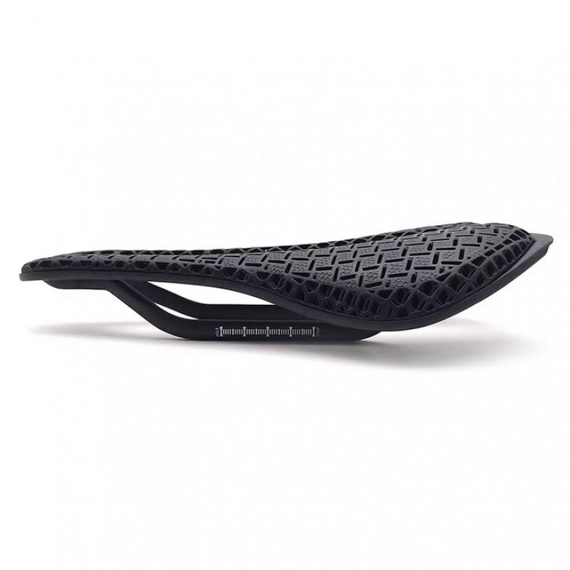 3D Printed Carbon Fiber Short Nose Bike Saddle Road Mountain Bicycles Hollow Comfort Seat Pad