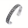 Nordic Vikings 304steel Bracelet for Men and Women, Runes Bracelet, Odin Compass, Bracelets, Fashion Jewelry