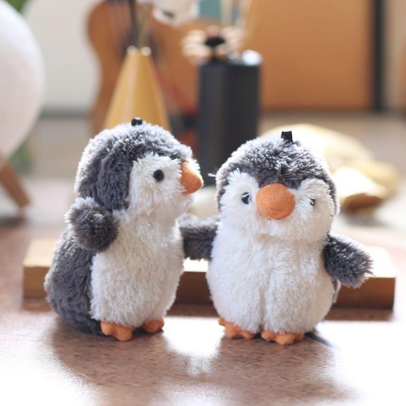 Plush Stuffed Penguin Animal Keychain Backpack Decor Pp Cotton Gift Teens For