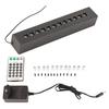 Fiber Optic Lights Kit 12 Holes 6W White Light Meteor Fiber Optic Light with 20 Meteor Modes