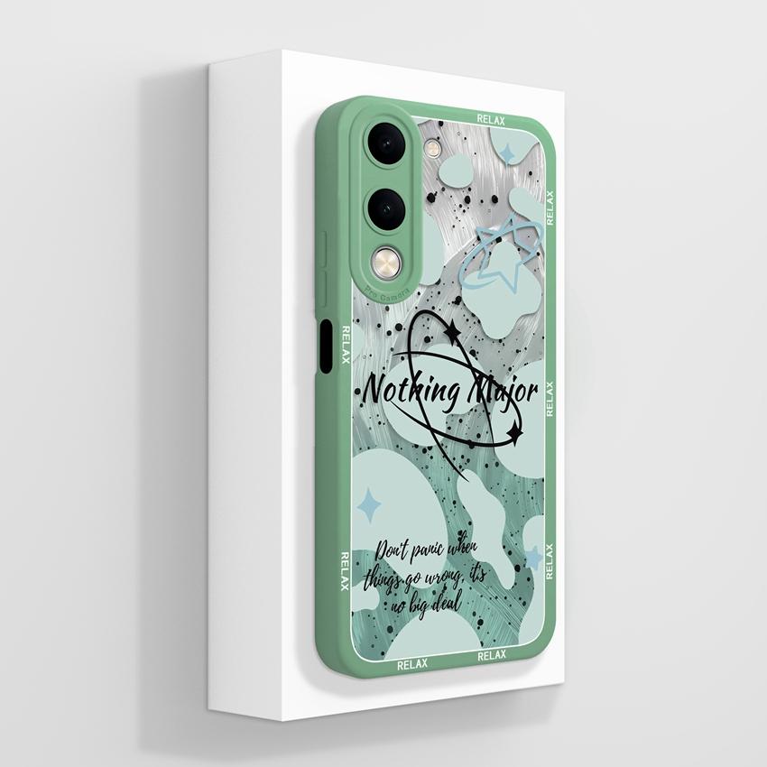 Für Vivo Y04 Y03 Y02 Y11 Y15 Y20 Handyhülle Niedliches Cartoon-Mädchenmuster Glattes Flüssigsilikon Stoßfester Schutz Rückseitenabdeckungen Hülle Für Vivo Gehäuse