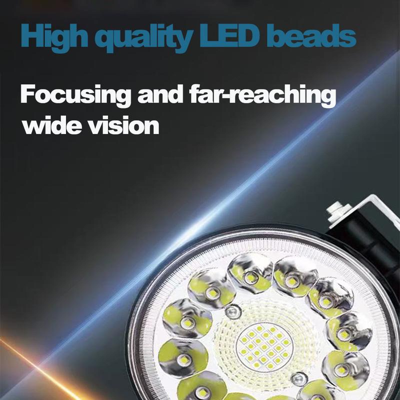 Auto Work Light 99W Led Light Round Square LED Offroad LED Bar 4 Inch Spot Flood Fog Lamp12-24V Off Road 4x4 Barra LED Headlight