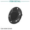 ACROPIX Lenkrad Hupenknopf Abdeckung 85mm Durchmesser 6 Volt Schwarz 1 Stück