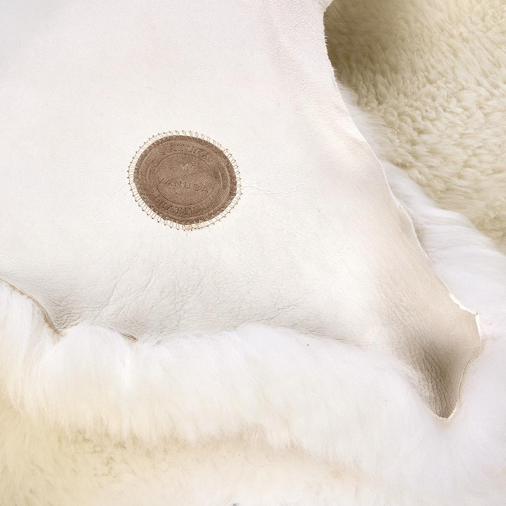 Φυσικό δέρμα προβάτου Λευκό 100-110cm μέγεθος 100-110cm