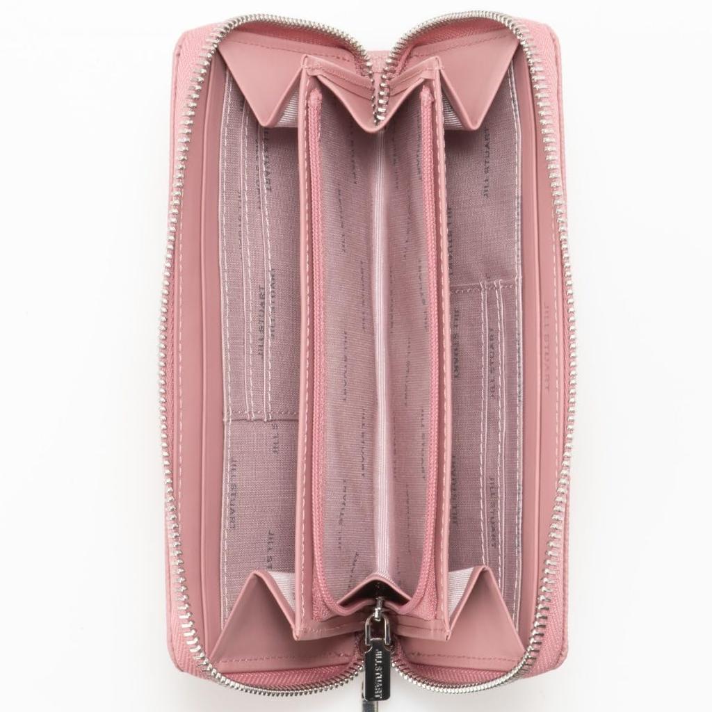 JILL STUART Women's Melty Slim Round Fastener Long Wallet JSLW4BT1 Pink