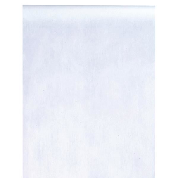 LONG Chemin de table en intissé 25 METRES, Blanc