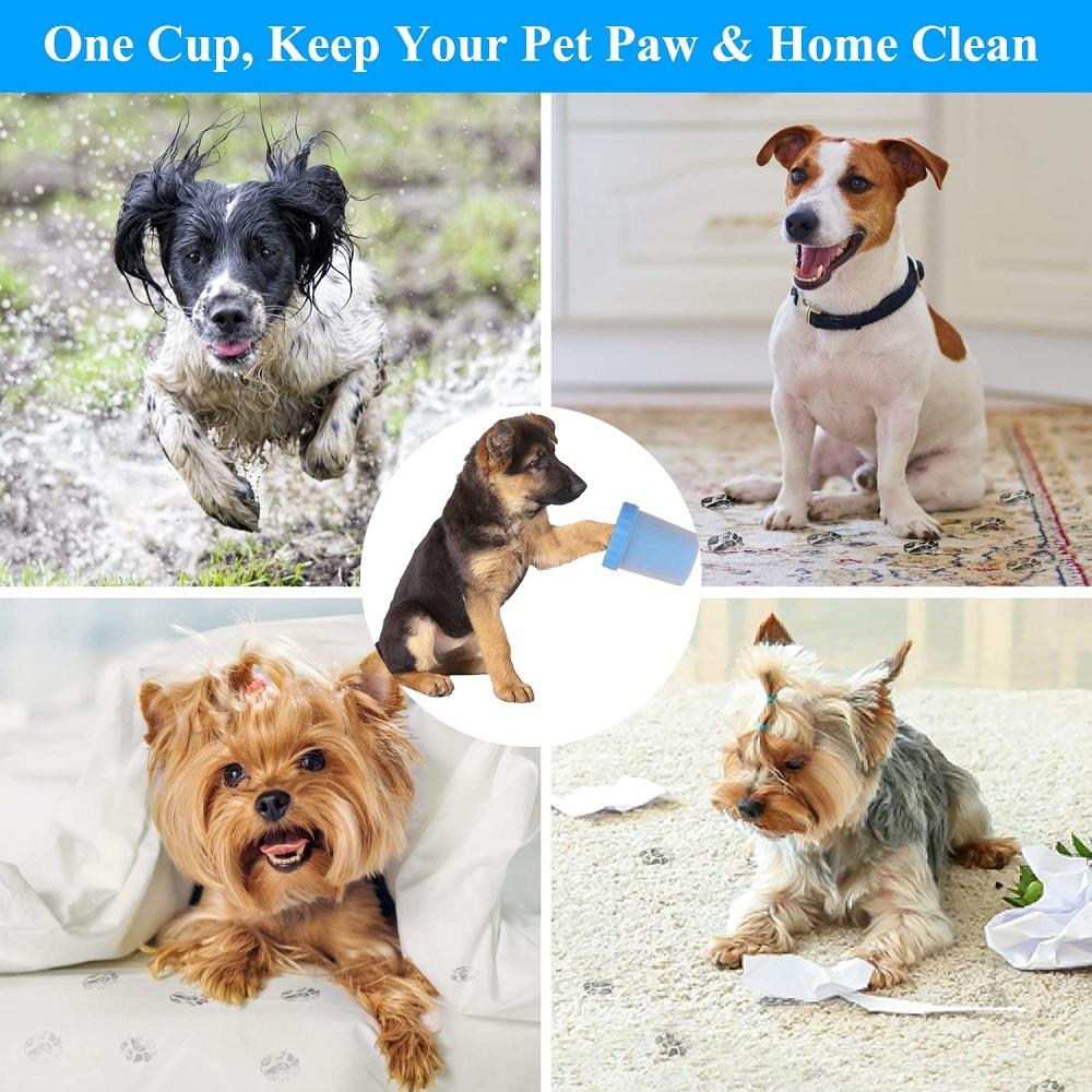 1PCS Dog Paw Cleaner Portable Pet Paw Washer Cup For Small and Medium Breed Dogs