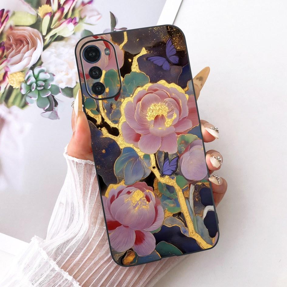 Silicone Case For Motorola Moto E32 E32s Cover Fashion Cartoon Dragon Painted Fundas Soft TPU Bumper For MotoE32 MotoE32s Casing