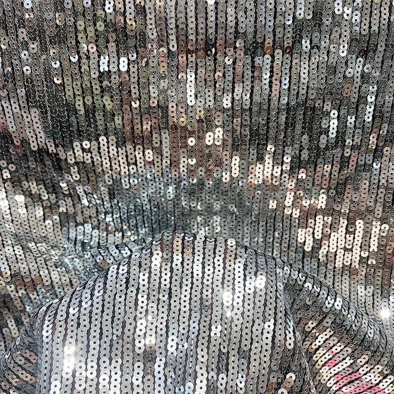 Wide 125cm Lolita Style Embroidered Beaded Chiffon Dress Fabric with Pleats DIY Sewing Women Clothes Skirts Dresses Handmade