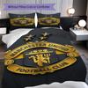 Glory Devils Emblem Bedding (1 * duvet cover + 2 * pillowcase, without core) 2D Flat Christmas birthday gift Duvet cover and pillowcase Bedding set