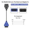 6Color OBD2 Adapter Cable for MultiECUScan Diagnostic Adapter for Multi ECU Scan for F-iat ECU Scan Car Scanner Connector Cable