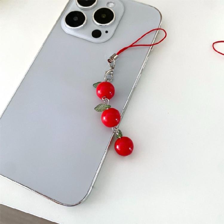 Novelty Tomato with Leaf Girl Keychain Charm Pendant Accessory for School Travel and Everyday Styles Daily Casual Use