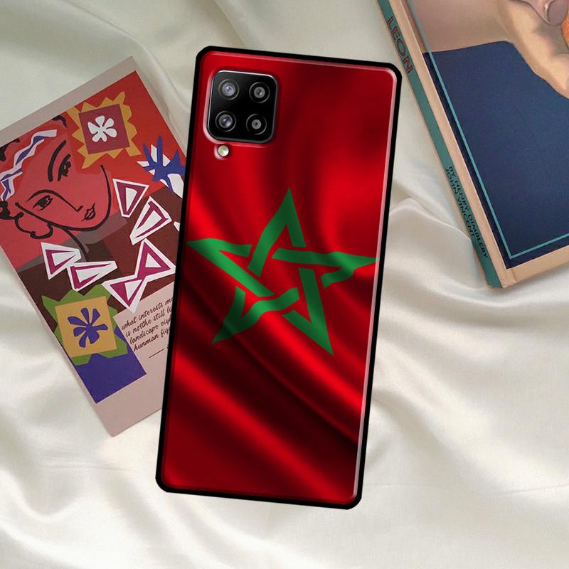 Morocco Flag Case For Samsung Galaxy A52 A32 A12 A33 A06 A16 A26 A36 A56 A15 A53 A13 A34 A54 A14 A35 A55