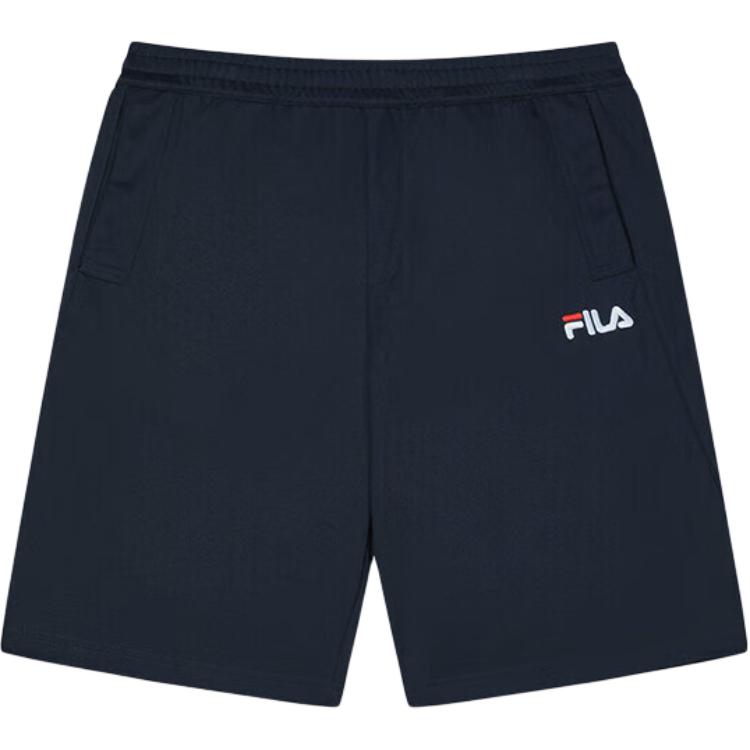 FILA Heritage Series Letter Print Mid-Rise Soft Comfortable Sports Casual Shorts Men shorts Legendary-Blue F61M428604ANV