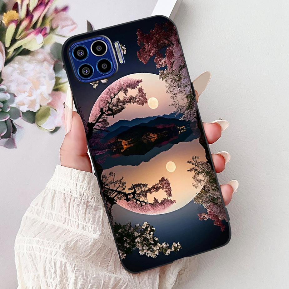 For Motorola Moto One 5G Case Luxury Fashion Painted Cover 6.7'' Soft TPU Phone Case For Motorola One MotoOne 5G Back Cover Bags