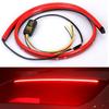Car LED Brake LED Strip LightWaterproof Tailgate Strip Warning Strobe Emergency Flashing Driving Brake Turn Signal Lamp,100cm.