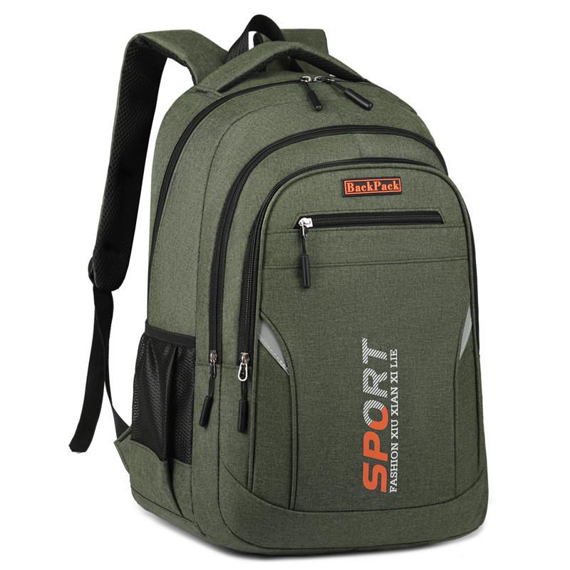 Breathable Backpack Oxford High Capacity With Laptop Sleeve For School Students