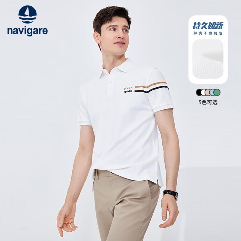 Navigare Men s Cotton Short Sleeve Polo Shirt L