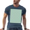 Pastel Leopard Spots On Green TShirt Retro Style Print Casual Top