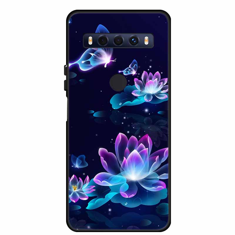 For TCL 10 SE Case Popular Picture Black Silicone Soft Back Cover Case For TCL 10 SE Phone Case Cover 10SE 6.52" Coque Funda Bag