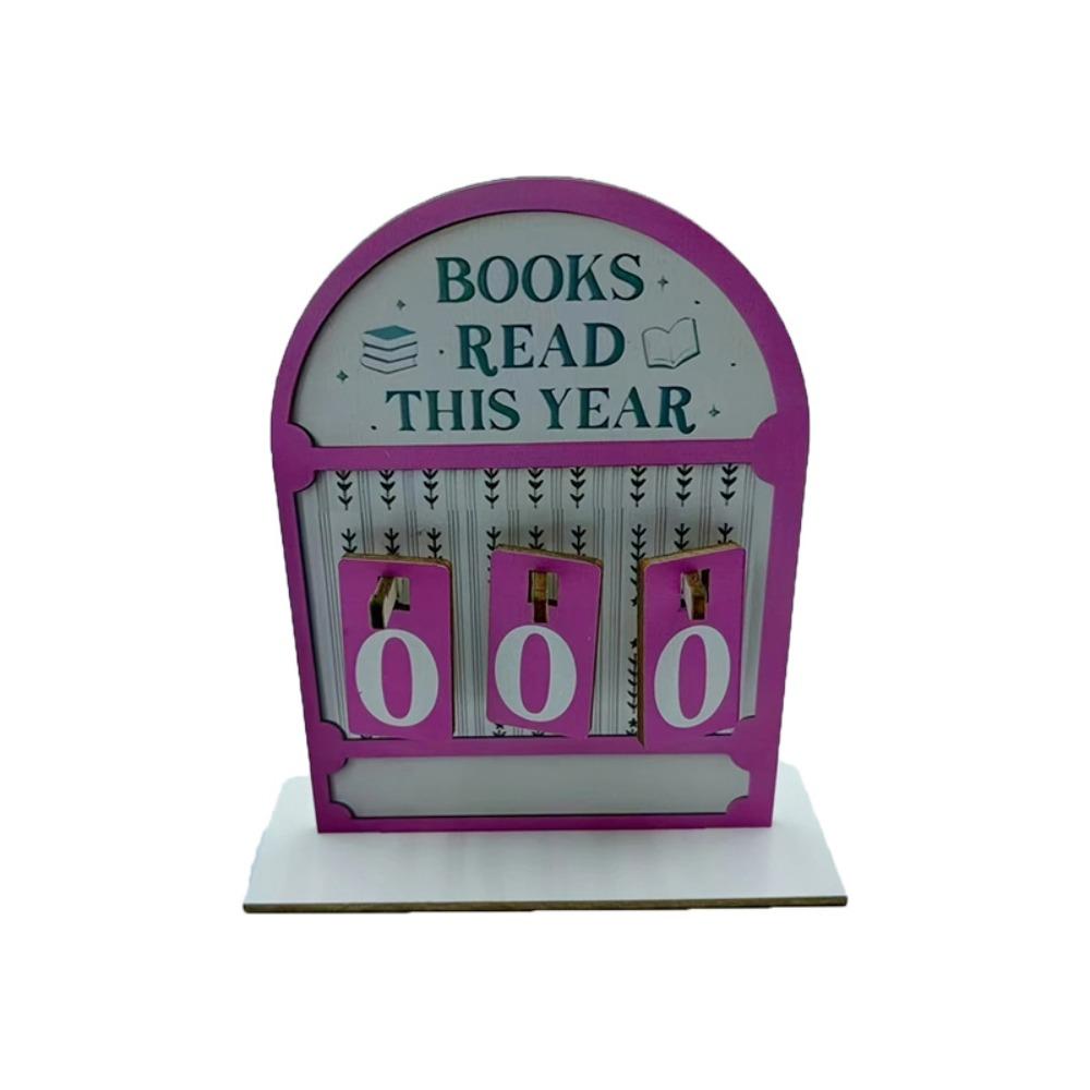 

Handmade Reading Book Signage Retro Reading Book Counter Classic Bookshelf Ornament Bookworm Style E