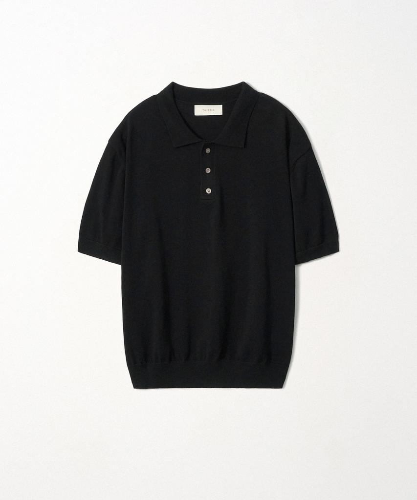 EZIO Basic Linen Collar Knit_Black