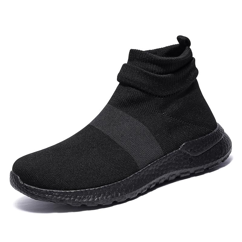 Unisex Wanderschuhe Atmungsaktives Mesh Fitnessstudio Laufen Rutschfest Leicht Outdoor Bequeme Sportschuhe für Herren Damen 41 schwarz