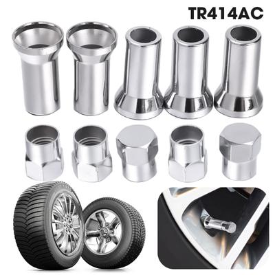 20/10ks Sada TR414AC Víčko ventilku Auto Nákladní auto Kolo Pneumatika Dřík ventilku Šestihranný Kryt Sada s Kryty rukávů Víčka ventilků Auto Příslušenství pneumatik