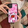 Cute Domo-kun Phone Case Silicone PC+TPU For For iPhone  11 12 13 14 15 16 Plus Pro Max Cover
