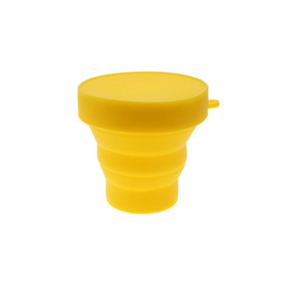 Silicone world Folding Cups 150ml Food Grade Water Cup Travel Silicone Retractable Coloured Portable Outdoor Coffee Handcup